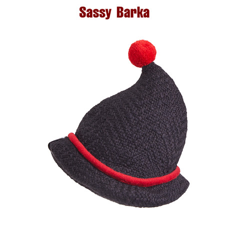 SassyBarka尖顶绒球烟囱精灵