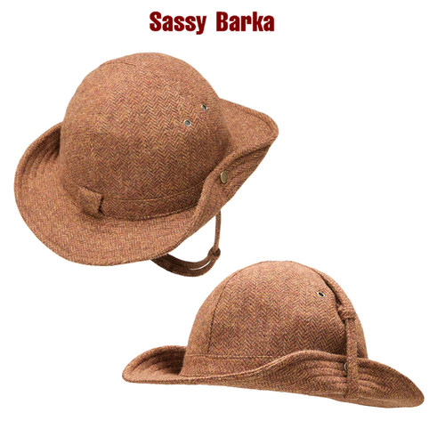 SassyBarka生物学家再生2.0版户外牛仔型立体剪裁复古短檐帽子
