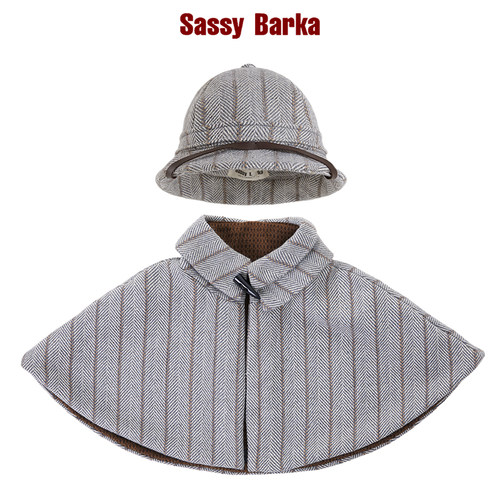 日常SassyBarka短檐帽羊毛复古