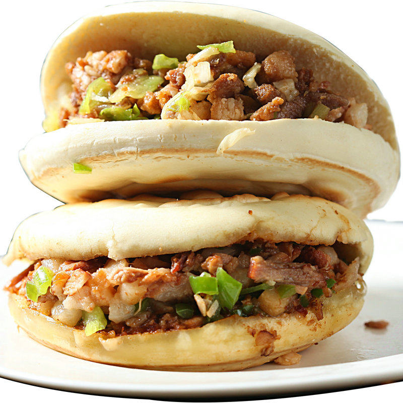 三益真腊汁肉夹馍160g白吉馍夹肉陕西特产凉皮店微波即食10个包邮