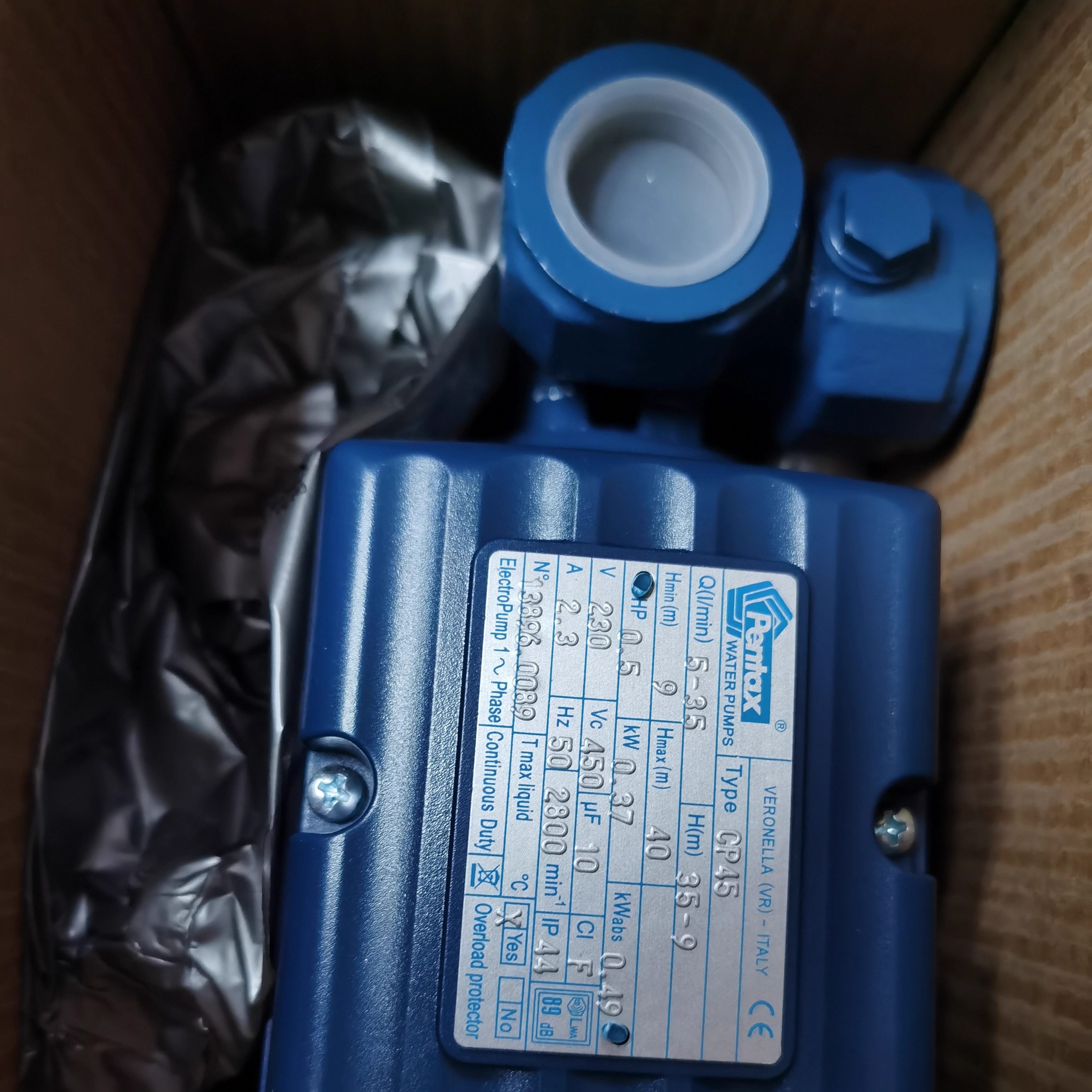 大量现货供应意大利水泵CPT45 CNC机床水冷机专用水泵