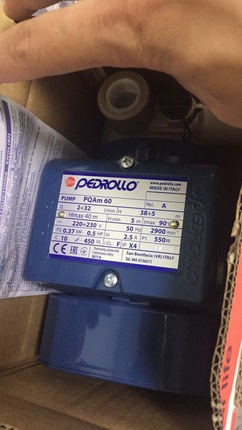 供应意大利pedrollo佩德罗高压循环水泵电动铸铁 PQA60 380V电压