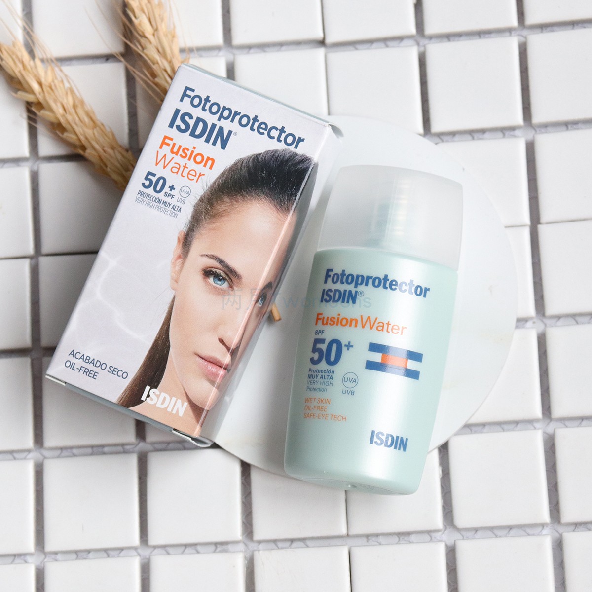 两月水感妨晒不油腻 西班牙ISDIN怡思丁防水SPF50 清爽防汗30ml
