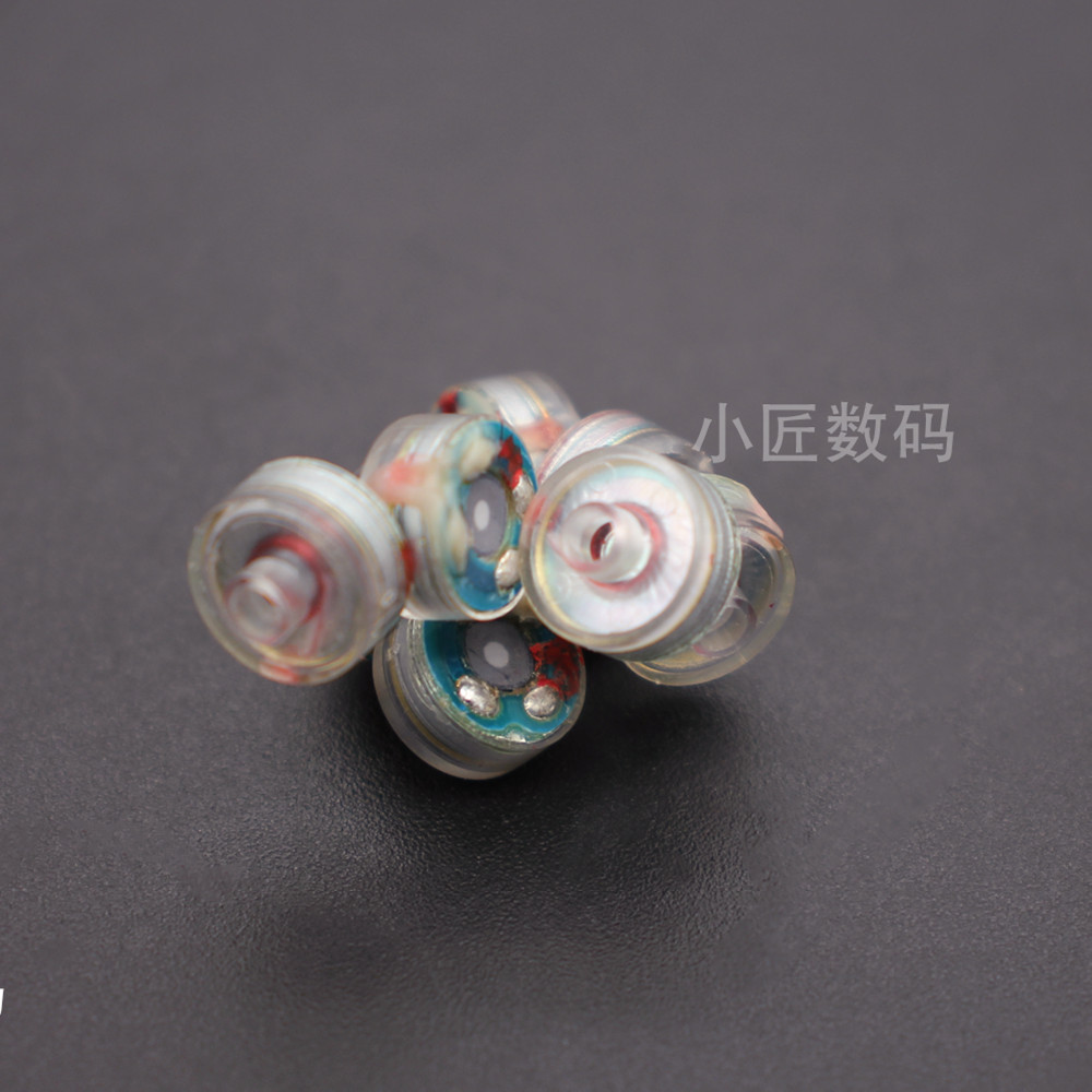 8mm耳机单元耳机喇叭 透明壳 低音喇叭发烧 耳机动圈灵敏度高 diy