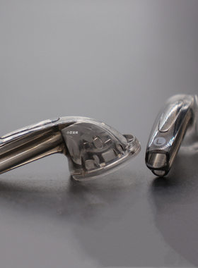 小匠音频x500 760外壳15.4mm灰色透明hifi发烧低音DIY配件 耳机壳