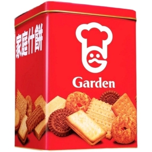 饼干 大红铁罐装 香港原装 进口嘉顿家庭什锦饼干1340g零食聚会送礼