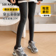 六只兔子漫画腿打底裤 袜 黑灰色裤 显瘦连裤 袜踩脚黑秋冬保暖加绒款