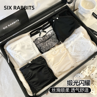 低腰纯欲风短裤 纯棉底裆三角裤 女薄款 六只兔子性感蕾丝内裤