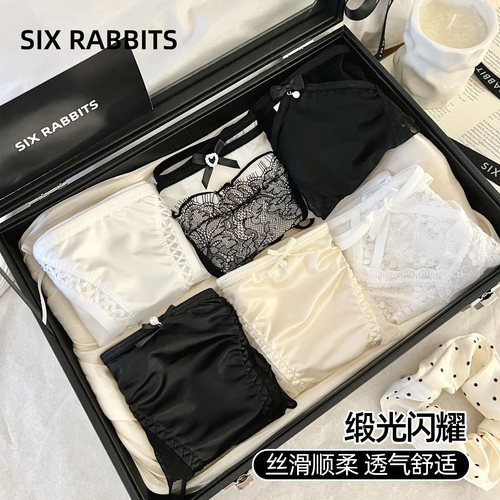 六只兔子性感蕾丝低腰三角裤