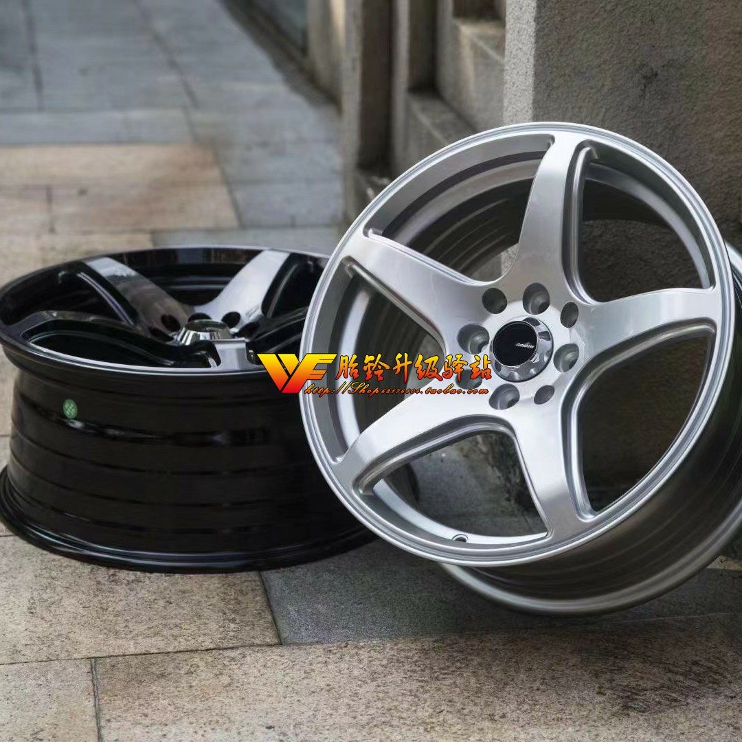 适用内凹轮毂17寸mini改装gt86飞度普瑞斯brz雨燕is高4思域es酷熊