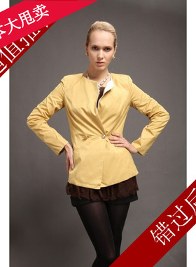 错过后悔国际大牌乔帛2022秋款专柜正品高端西装修身外套 断码清