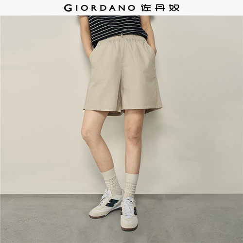 短裤休闲裤Giordano纯棉松紧腰