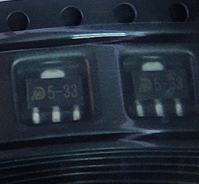 全新原装 MD5333 贴片SOT-89 电源管理 5-33 低压差稳压