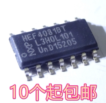 全新原装进口 HEF4081BT 贴片SOP14 逻辑芯片四路2输入与门为主