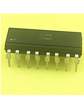 LTV847 四路光耦器 DIP-16 代替PC847/521-4 台湾光宝原装 直插