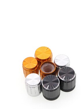 13*17 15*17mm 铝合金电位器旋钮 梅花音量调节旋钮帽子 金银黑色