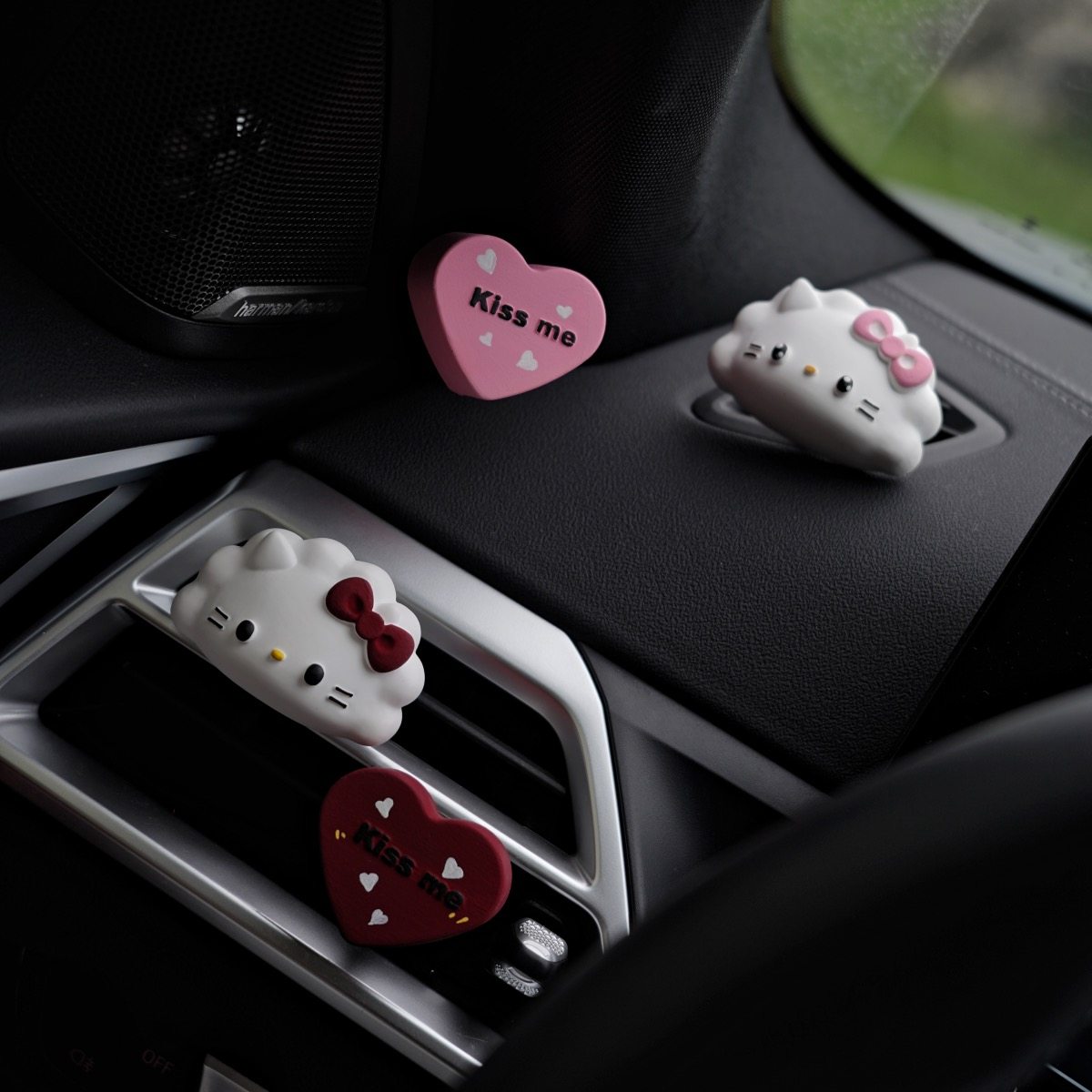 一珂芯KT饺子可爱汽车出风口香薰