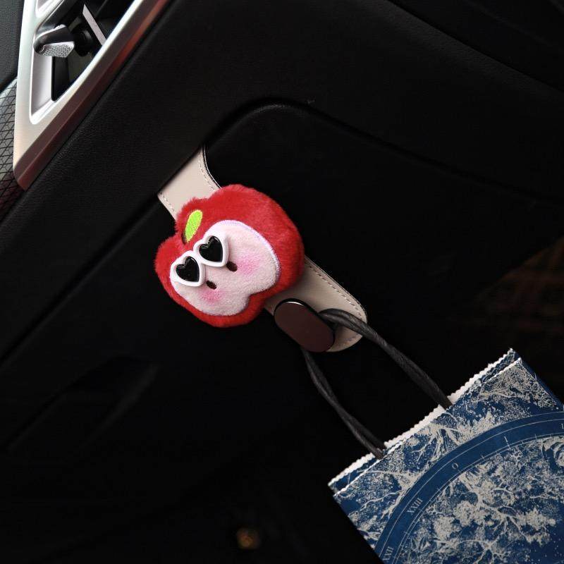 原创手工苹果副驾挂钩可爱汽车装饰车载收纳车内好物车载挂钩实用,汽车用品/电子/清洗/改装,车用挂钩,淘宝优惠券,粉丝福利购,淘宝优惠卷