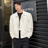 22年春季新款个性简约百搭韩版宽松休闲纯色气质外套T052-P125，男装夹克，星座1304（原C205）