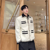 23年春季新款潮流个性撞色定制纽扣小香风轻奢韩版外套T105-P155，男装夹克，星座1304（原C205）