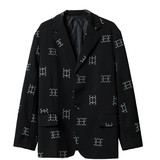 20年秋季新款时髦未来设计感强反光印花潮流西服上衣TF26上-P125，男装西服，星座1304（原C205）
