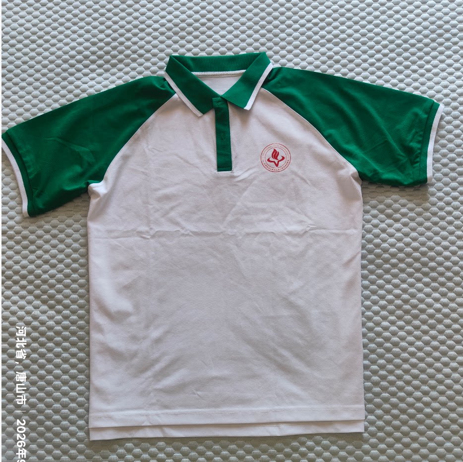 北京牛栏山白色夏季校服套装定制