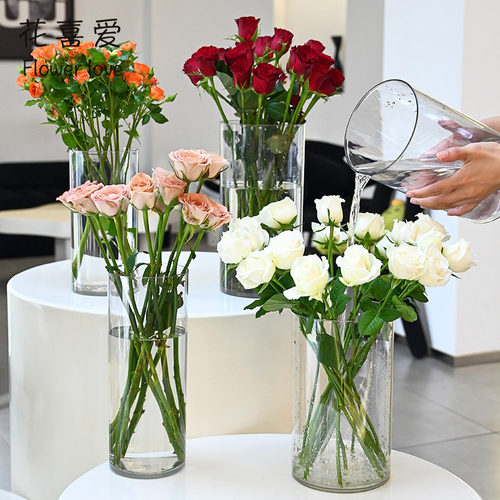 花喜爱亚克力透明养花桶网红爆款