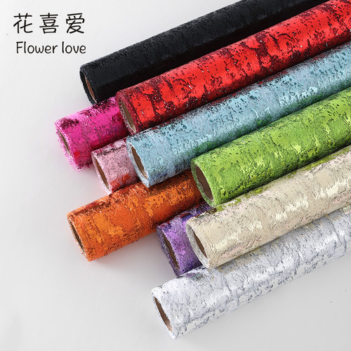 花喜爱鎏金纱包装纸网红款热销款