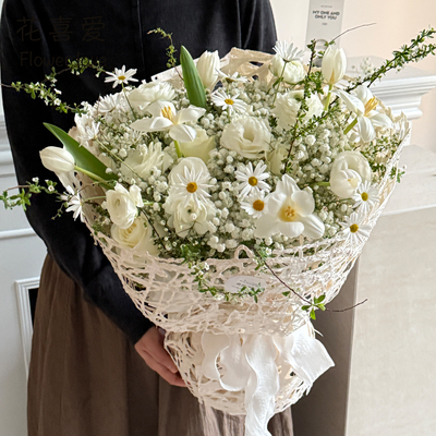 花喜爱手工镂空纸意网情深包花纸