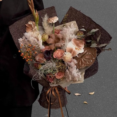 美拉德系列花束包装纸