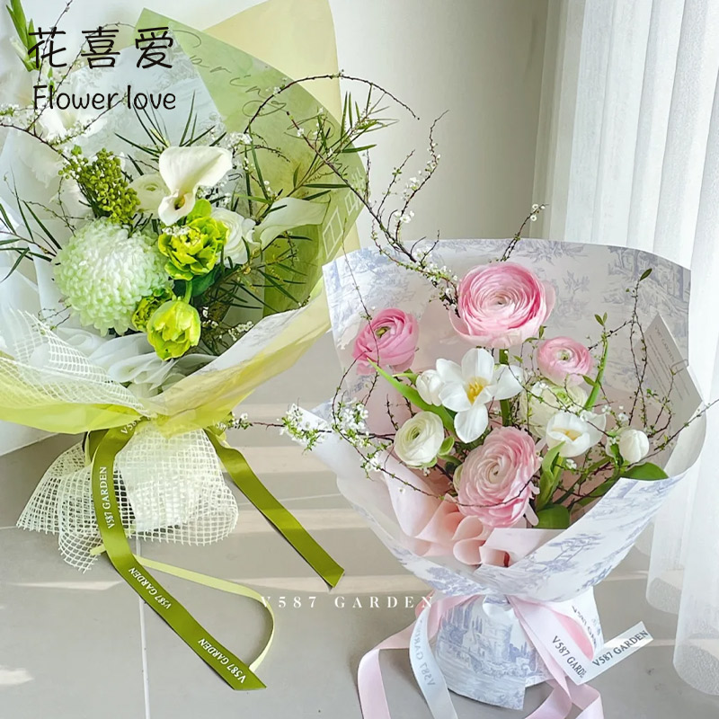 花喜爱单色古典风华纸艺术纸网红