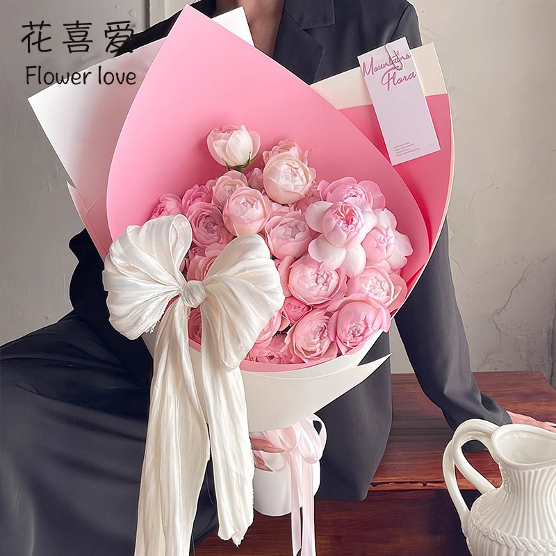 加厚造型纸120克木棉风华纸高质感包花纸花束包装纸diy材花店资材