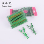 婚庆商务磁铁胸花别针 1盒30对婚庆用品材料 心形圆型强磁铁胸针