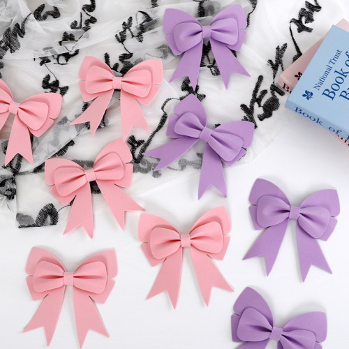 花喜爱双层泡泡棉蝴蝶结