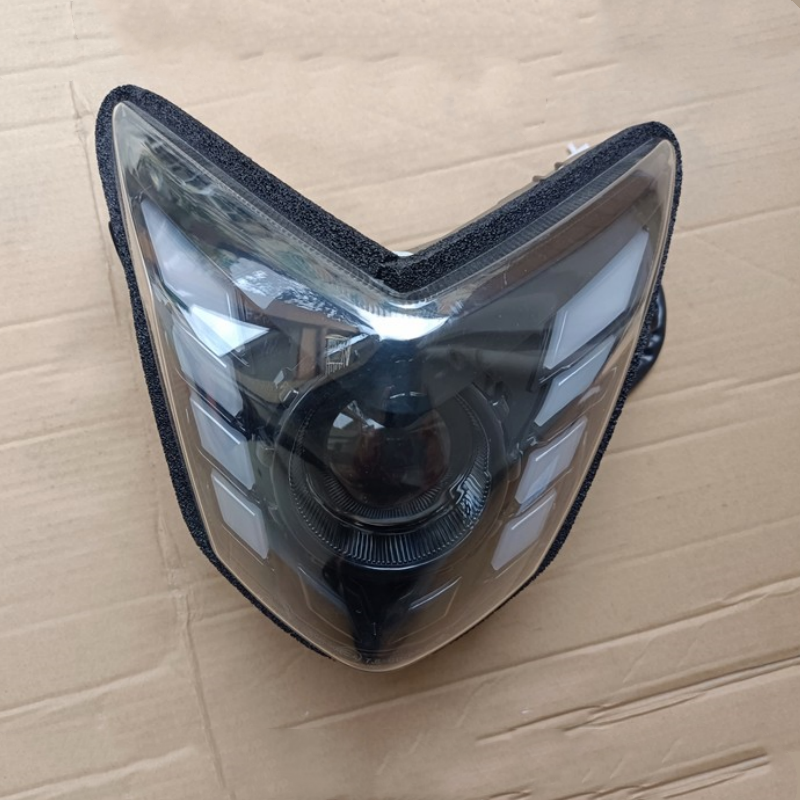 豪进HJ150-26锐界 凌肯LK150-26劲界街跑街车led前大灯车照灯头灯