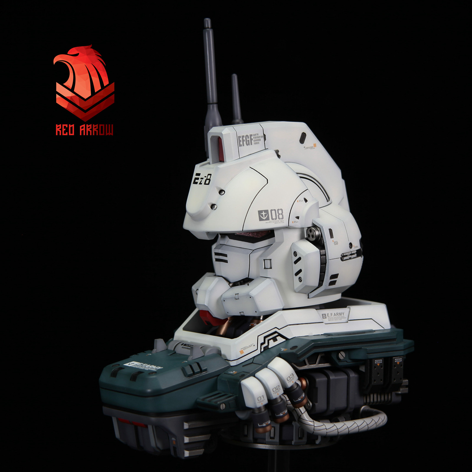 1/35EZ8 高达头像 高达模型(树脂白膜) 现货销售