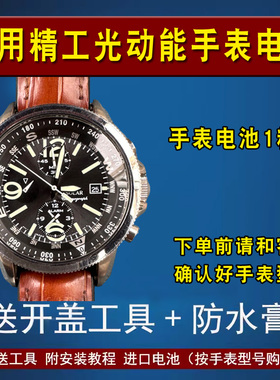 适用SEIKO精工V172 V174 V175V176 V192V195光动能太阳能手表电池