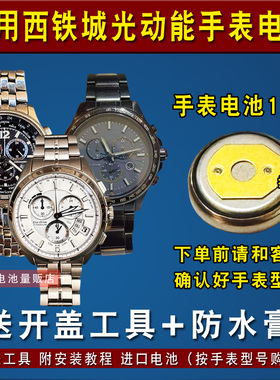 适用西铁城H500 H501 H504 H570 H571 H610 H820光动能手表电池子