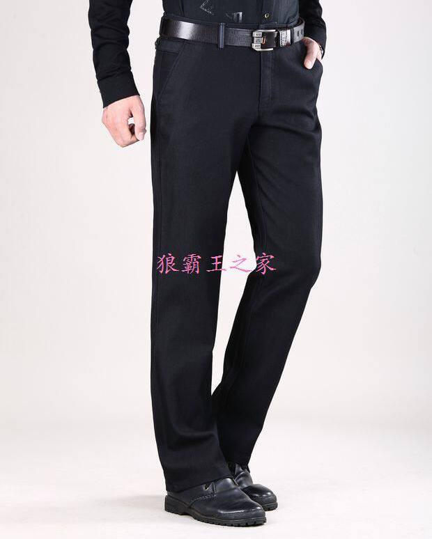 L大品牌休闲裤2QXK0241A男装男式氨纶弹力性春秋冬款直筒型清仓