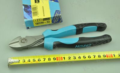 德国HAZET重型侧剪钳 1802M-33 德国原装进口专业手工具 200mm