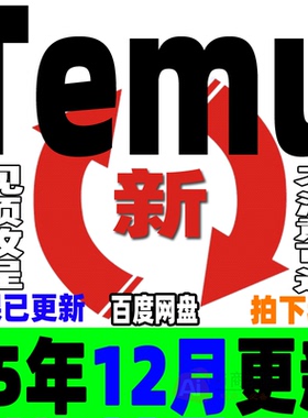 2025特姆 拼多多跨境temu入门实战教程 temu运营选品新手课程