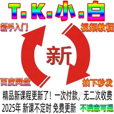 2025TK店铺开店课程 东南亚 跨境电商课程抖音零基础教程运营培训