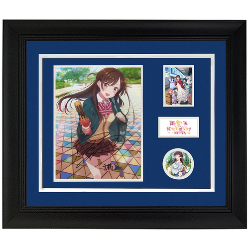 雨宫天 亲笔签名照片 租借女友千鹤声优配音 裱框含sa证书