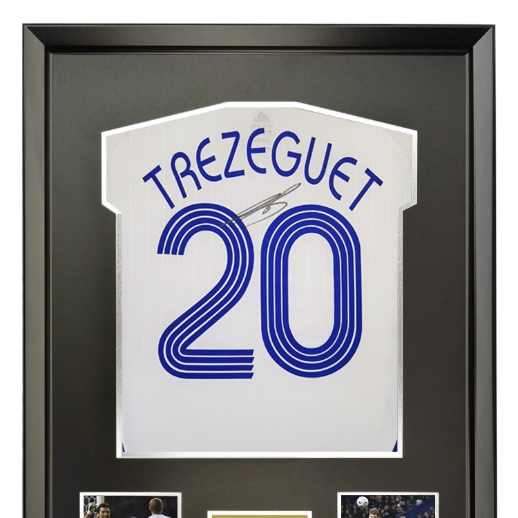 特雷泽盖 2006世界杯法国国家队 亲笔签名 足球服球衣 含SA证书