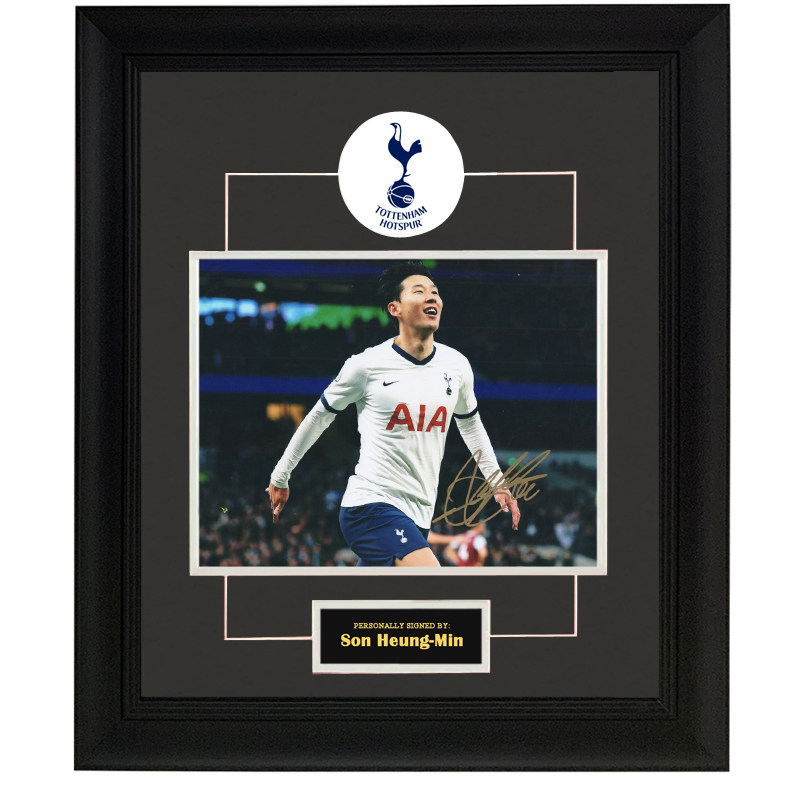 热刺 孙兴慜 Son Heung-Min 亲笔签名照片 含SA证书