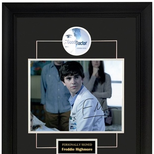 收藏 弗莱迪海默 良医 肖恩墨菲 亲笔签名 照片裱框 含SA证书