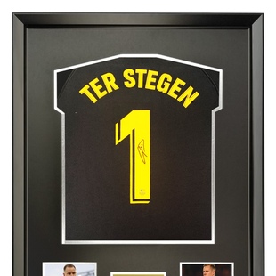 19-20 巴萨门将 特尔施特根亲笔签名足球服球衣 含SA证书