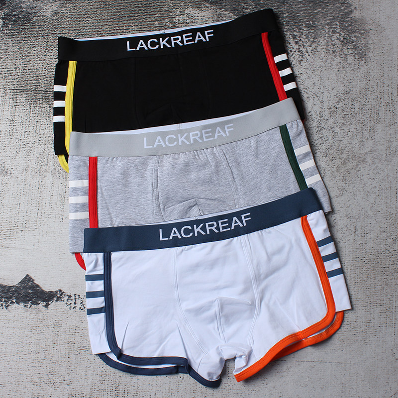 coccolatini男士大码宽松平角裤青年学生潮流纯棉四角内裤运动款