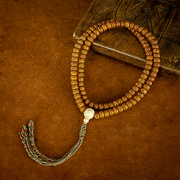 藏传老佛珠老星月菩提念珠素珠款