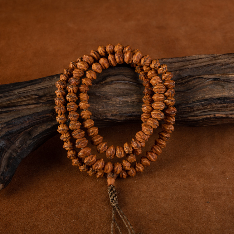 祜主百香籽素珠款108颗佛珠念珠